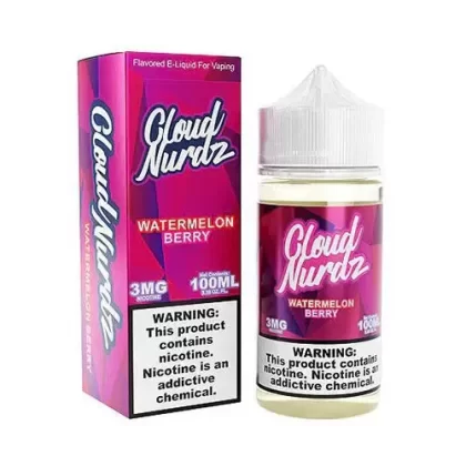 Cloud Nurdz Watermelon Berry Vape e-Liquid 100mL - Vape Product, Vape Product (068D31)