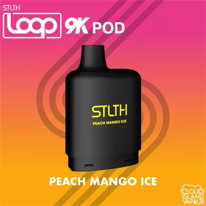 STLTH LOOP 9K Pod Pack – Peach Mango Ice