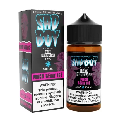 SADBOY E-Liquid - Punch Berry ICE 100ML - Iced Fruit Line Series - 0MG
