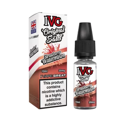 Strawberry Watermelon Nic Salt E-Liquid by IVG Original - 20 mg - High Strength