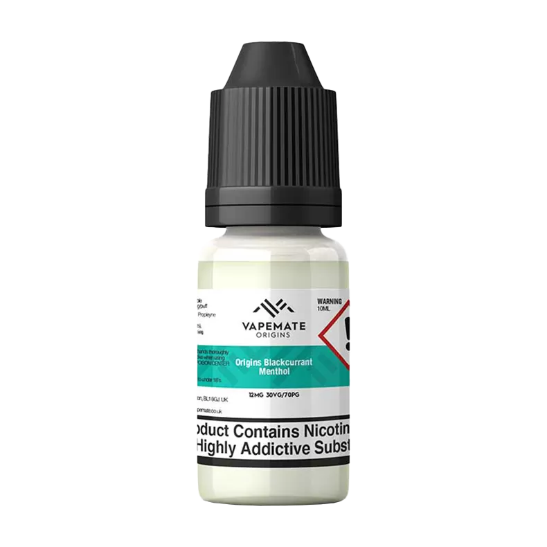 Vapemate Origins Blackcurrant Menthol 10ml - 18mg
