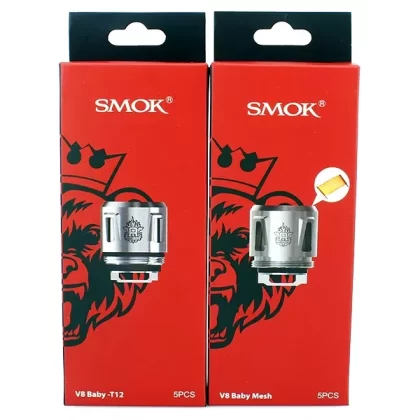 SMOK V8 Baby Q4 Quadruple Coils 0.4 Ohm (5-Pack) – Premium Cloud Production & Flavour