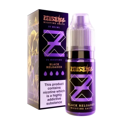 Black Reloaded Nic Salt By Zeus Juice - 10MG