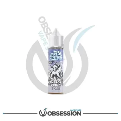 WHITE ENERGY DRINK VAPE STATION HIGH ICE MTL 60ML