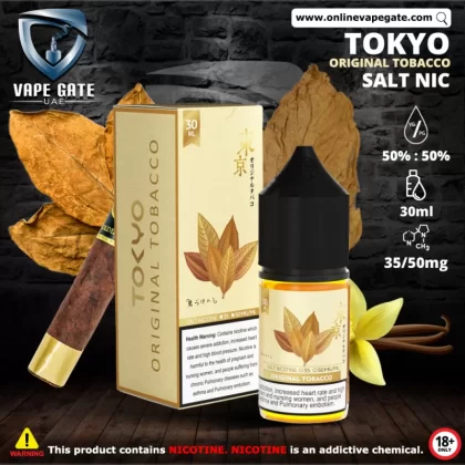 Tokyo Original Tobacco Saltnic 30ml - 50 mg - 30 ml