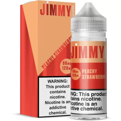 Jimmy the Juice Man Peachy Strawberry eJuice - Vape Product; Vape Product, Vape Product (F8E4DE)