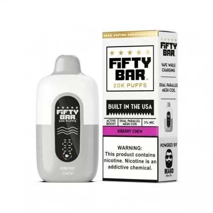Kiberry Chew by Fifty Bar 20K - Eliquidsupply