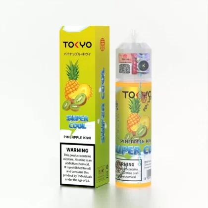 Tokyo Super Cool – Pineapple Kiwi 60ml (3/6mg) - Vape Product, Vape Product