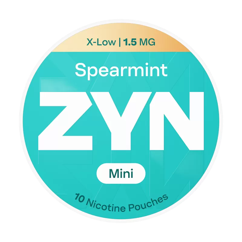 Spearmint Mini ZYN Nicotine Pouches - X-Low 1.5mg - Ecigwizard