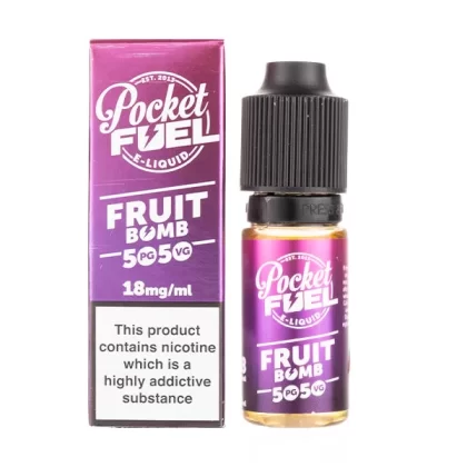 Fruit Bomb 50-50 E-Liquid by Pocket Fuel - 12mg