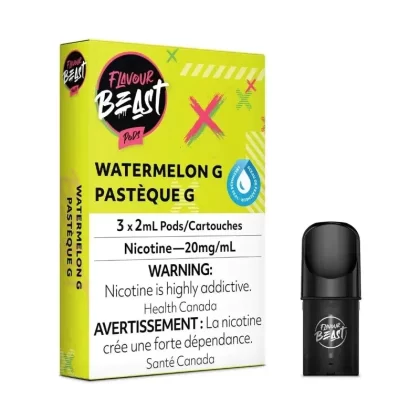 Flavour Beast Pod Pack – Watermelon G 20mg (3pk)