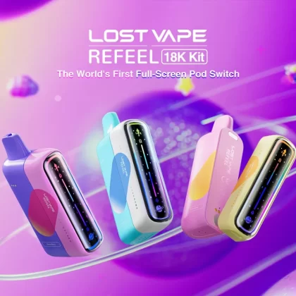 Lost Vape REFEEL 18K Disposable Kit – 18000 Puffs - Blueberry Grapefruit