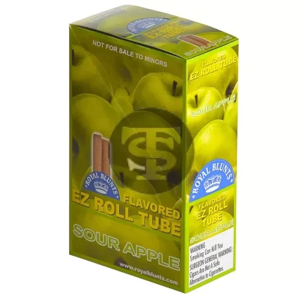 Royal Blunts EZ Roll Sour Apple Wraps 25 Pouches