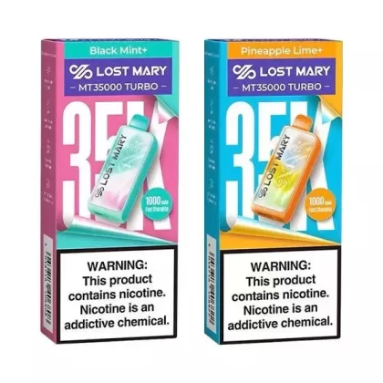 Lost Mary MT35000 Turbo Disposable - Flavor#Choose an Option...>Baja Splash>Berry Burst>Black Mint+>Blackberry Blueberry+>Orange Passion Mango>Pineapple Lime+>Pink Lemonade+>Rocket Freeze>Sc