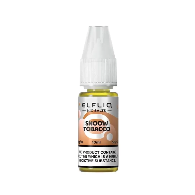 Cream Tobacco (Snoow Tobacco) Nic Salt E-Liquid by Elf Bar Elfliq (10ml) - 20mg - Image 2