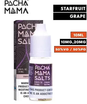 Starfruit Grape Nic Salt eLiquid by Pacha Mama - 20mg / 10ml