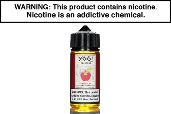 RED APPLE ICE BY YOGI ORCHARDS E LIQUID 100ML - Vape Product, Vape Product
