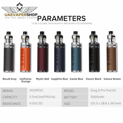 VOOPOO Drag S Pro 80W Vape Kit Voopoo Vape Dubai Uae