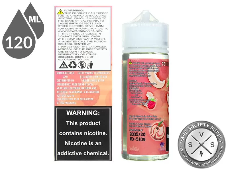 White Peach Raspberry NOMS X2 120ml - Image 3