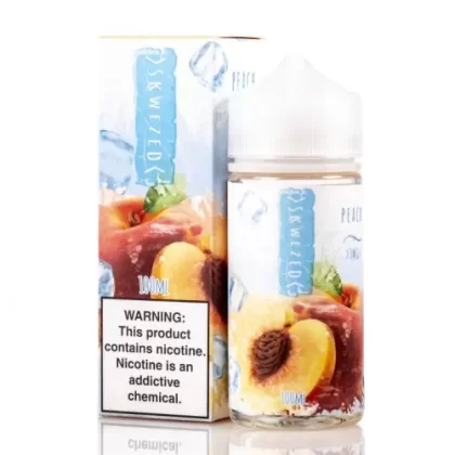 Skwezed Peach Ice E-Liquid – 100ml (3 and 6mg) - Vape Product, Vape Product