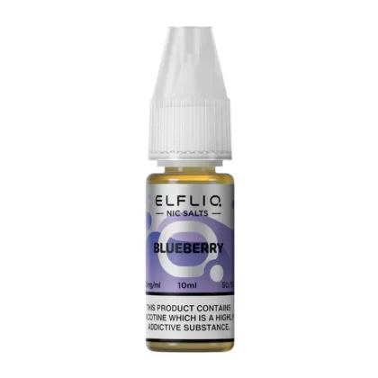 Blueberry Elfliq Nic Salt E-liquid By ELF Bar - Eliquidsupply