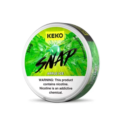 KEKO "SNAP" - Apple Ice - Nicotine Pouch (15 Count) - 1-Pack / 3MG