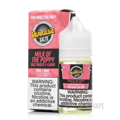 Milk of The Poppy – Vapetasia Salts – 30mL