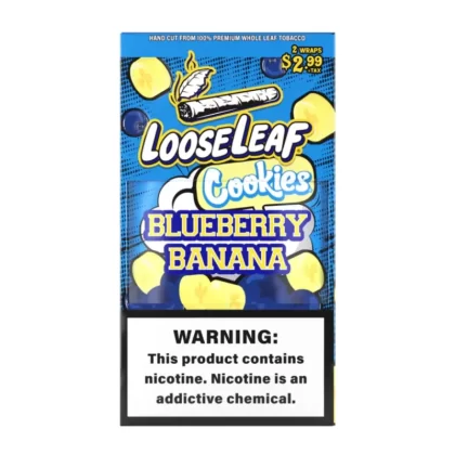 Loose Leaf Flat Wraps 2pk Cookies Blueberry Banana