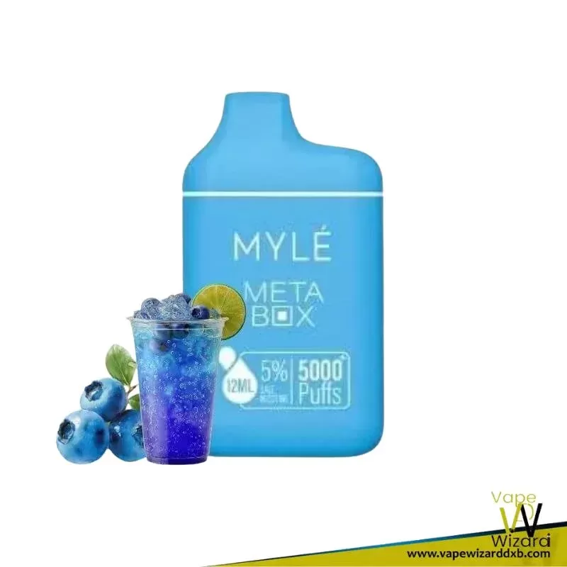 Myle Meta Box 2% (20mg) Nicotine 5000 Puffs - Vapewizarddxb - Image 2