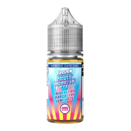 Blue Raspberry Lemon Ice Frozen Fruit Monster Salt