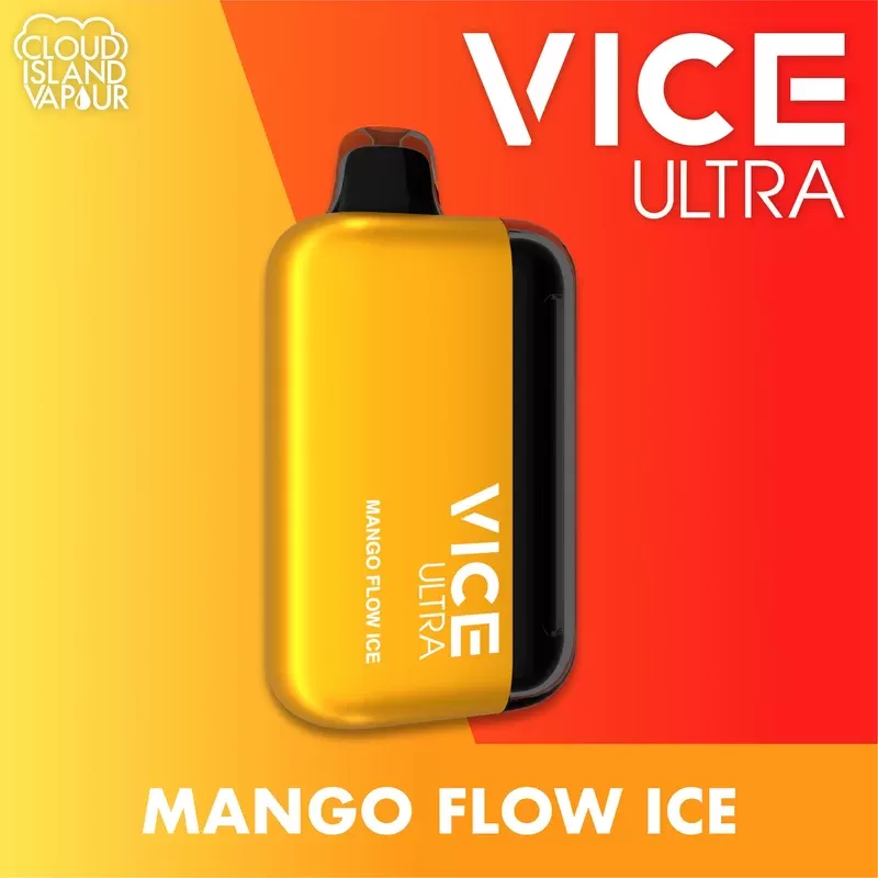 VICE ULTRA 60K Disposable Vape – Mango Flow Ice - Strength#20mg
