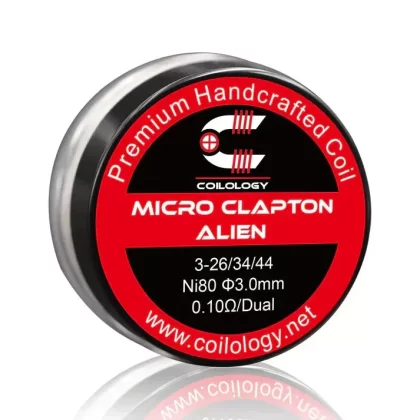 Coilology Hand-crafted Micro Clapton Alien Coils – 10 Pack