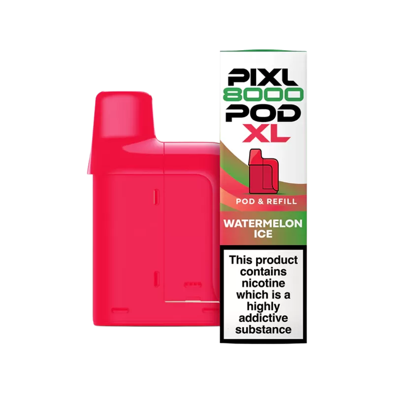 Watermelon Ice Pixl 8000 Refill Pack - Ecigwizard