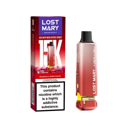 Raspberry Watermelon Lost Mary NERA15K Refill Pack - 20mg - Vape Product (42283B)