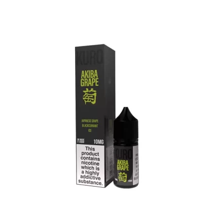 Kuro Akiba Grape Nic Salts 10ml E-Liquid By Riot - 10mg