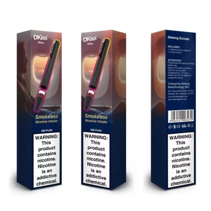 DKiss Slim Smokeless Nicotine Inhaler - 400 puffs - White / Kiwifruit