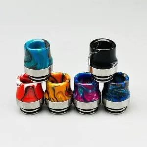 810 Universal Stainless Steel Resin Vape Mouthpiece Drip Tip Tips With holes Anti Explosion Oil for Geekvape , Smok, Vaporesso RTA Tank