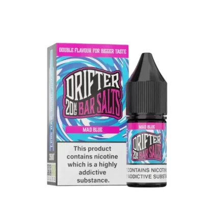 Drifter Bar Nic Salt 10ml E-Liquid – Mad Blue