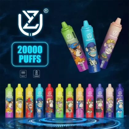 UZY Tornado 20K | 28ml, 20000 puffs, LED display, long-lasting, mega tank, disposable vape wholesale - Aiviouvapes