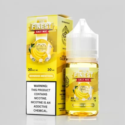 The Finest E-Liquid Banana Menthol Nicotine Salt Pod