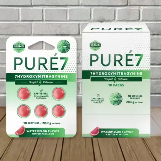 Pure7 7-OH Rapid Release Extra Strength Chewable Tablets 20mg