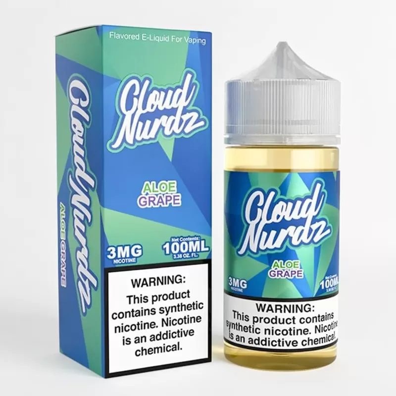 Aloe Grape – Cloud Nurdz – 100mL Fruity Vape Juice