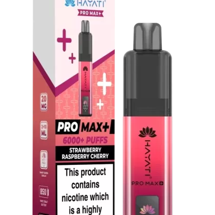 Hayati Pro Max 6000+ Strawberry Raspberry Cherry