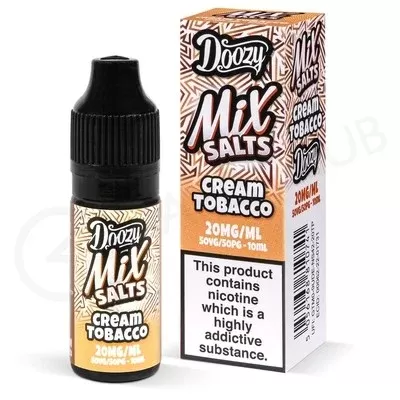 Cream Tobacco Nic Salt E-Liquid by Doozy Mix Salts - Ecigpremium
