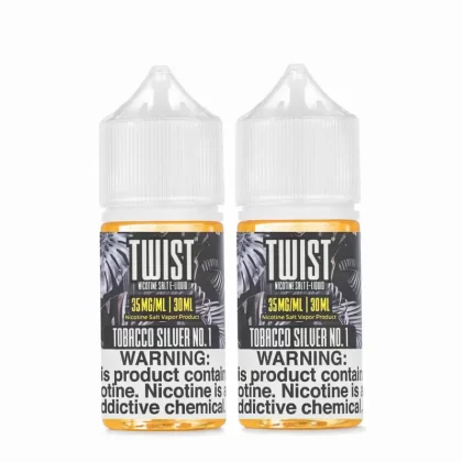 Twist Salt Nic – Tobacco Silver No. 1 60mL Blend Pre-Steeped