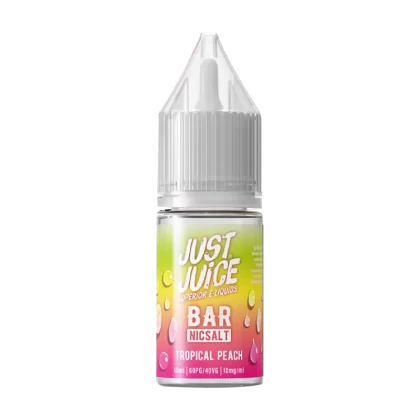Tropical Peach Bar Nic Salt by Just Juice - 10mg - Vape Product (5DAD3C)