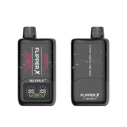 Rufpuf Flipper X Disposable – Strawberry Watermelon Bubble Gum Ice + Raspberry Red Bull Ice 50mg (20000Puffs)