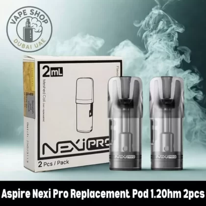 Aspire Nexi Pro Replacement Pod 1.2Ohm 2pcs In UAE - Vapeshopdubaiuae