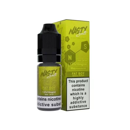 FAT BOY NICOTINE SALT E-LIQUID BY NASTY SALT - Nicotine Strength#10ml Bottle - 10mg Nicotine>10ml Bottle - 20mg Nicotine