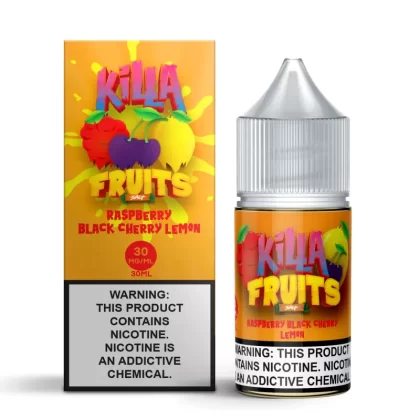 Sale $10.20 – Raspberry Black Cherry Lemon by Killa Fruits Salts Series 30mL